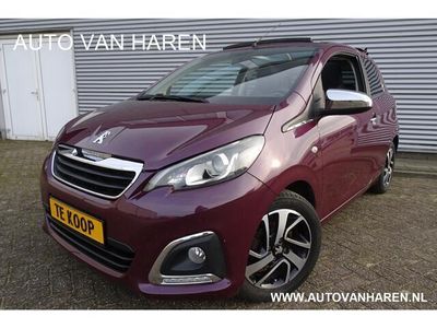 tweedehands Peugeot 108 1.2 82 PK ALLURE CABRIO TOP! AIRCO CHROOM WINTERSET