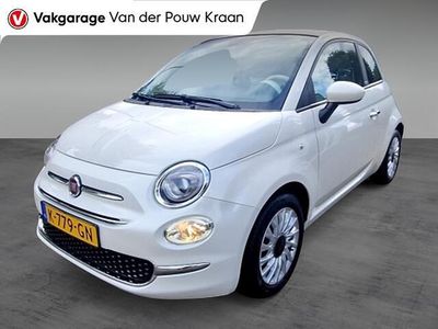 Wit Occasion 2021 Fiat 500 Lounge Cabriolet | € 13.295 (Eerlijke prijs)