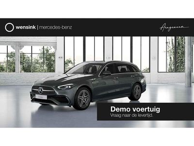 Grijs Occasion 2025 Mercedes C300 AMG line Stationwagen | € 59.900