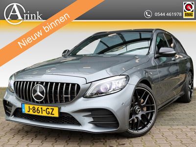 tweedehands Mercedes 180 C-KLASSE EstateBusiness Solution AMG NL-auto Panoramadak Multibeam 19" Velgen Night Pakket