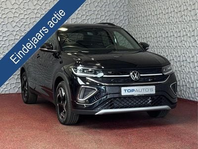 Zwart Nieuw 2025 VW T-Cross R-line Edition SUV | € 36.440 (Goede deal)