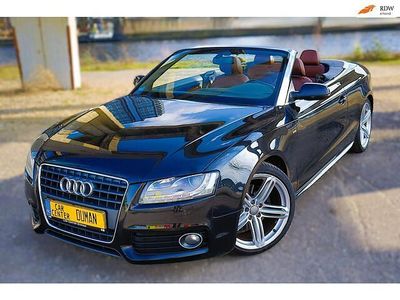 Occasion Audi A5 Cabriolet S-Line 211 PK (155 kW) 2009 Zwart Cabriolet
