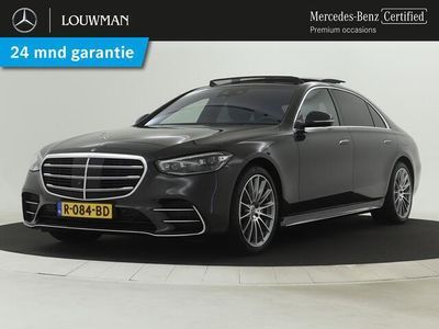 tweedehands Mercedes S580 e Lang AMG Line | Digital Light | Distronic | Burmester® 3D Surround Sound System | Luchtvering | Inclusief 24 maanden MB Certified garantie voor Europa.