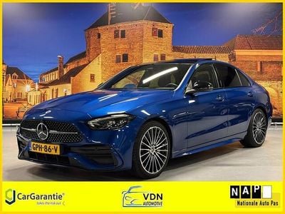 Occasion Mercedes C300 AMG line 266 PK (195 kW) 2023 Blauw (metallic) Sedan