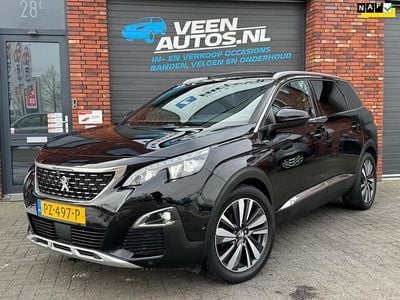 Zwart (metallic) Occasion 2017 Peugeot 5008 GT-line SUV | € 10.950 (Duur)