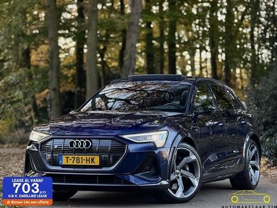 Blauw (metallic) Occasion 2021 Audi e-tron S-Line SUV | € 42.900 (Eerlijke prijs)
