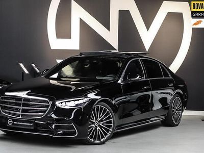 tweedehands Mercedes S580 4MATIC Lang AMG Line Pano Burmester achteras bestu