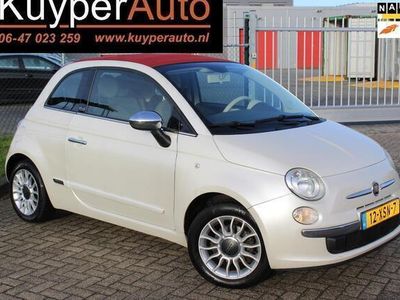 Occasion Fiat 500C Lounge 86 PK (63 kW) 2012 Wit, metallic lak Cabriolet