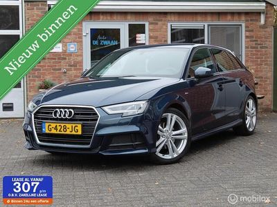 Blauw (metallic) Gebruikt 2019 Audi A3 Sportback S-Line Hatchback | € 18.950 (Eerlijke prijs)