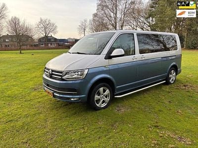 Blauw (metallic) Occasion 2016 VW T6 Highline Van | € 17.750 (Duur)