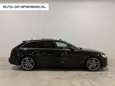 Zwart Gebruikt 2014 Audi A6 S-Line Stationwagen | € 13.995
