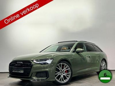 tweedehands Audi A6 Avant 55 Tfsi e Quattro S-LINE (2x) "INDIVIDUAL" ** MATRIX, VIRTUAL, PANORAMA, VOL LEDER, MEM, ACC, 20-inch LMV ** GAR. t/m 06-2027 ** ** INFORMEER OOK NAAR ONZE AANTREKKELIJKE FINANCIAL-LEASE TARIEVEN **