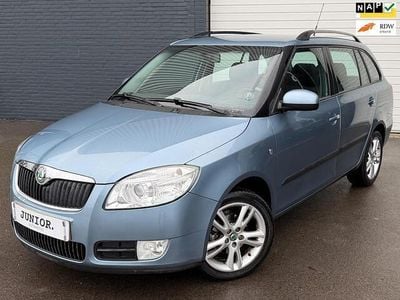 Blauw (metallic) Occasion 2008 Skoda Fabia Sport Stationwagen | € 5.450 (Eerlijke prijs)