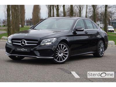 tweedehands Mercedes C180 Ambition AMG l Leder Twin l Audi MB 20 l Parkeersensoren l Airco l Tempomaat l Stoelverwarming l Regensensor l l 6 versnellingen l AMG velgen l