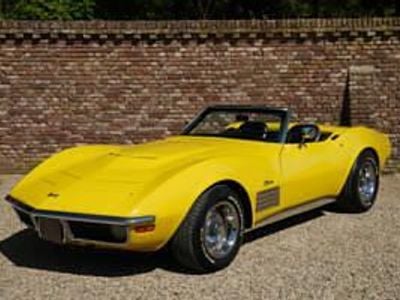 Occasion Chevrolet Corvette Stingray 258 PK (189 kW) 1972 Geel Cabriolet