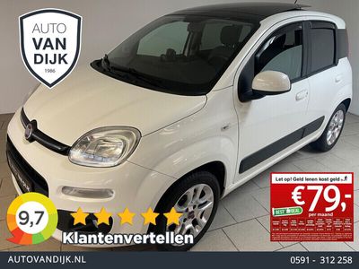 tweedehands Fiat Panda 0.9 TwinAir Lounge Turbo 86PK AIRCO NAVI PANO VELGEN PRIVACY GLAS ELEK R ZEER NETTE AUTO