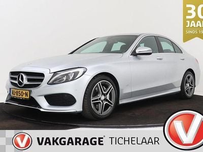 Grijs, metallic lak Gebruikt 2017 Mercedes C180 Sport Edition Sedan | € 18.399 (Goede deal)