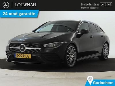 Occasion Mercedes CLA180 Shooting Brake AMG 136 PK (100 kW) 2021 Donker nachtzwart Stationwagen