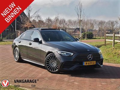 Occasion Mercedes C180 AMG line 2022 Grijs Sedan