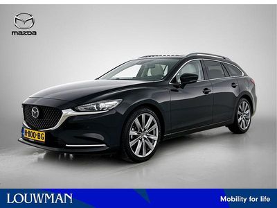 Zwart metallic Gebruikt 2019 Mazda 6 Luxury Stationwagen | € 29.945 (Iets duurder)