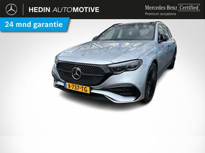 tweedehands Mercedes E300 E-Klasse EEstate Automaat AMG Line | Premium Pakket | Nightpakket | Airmatic | Distronic | Burmester 4D Audio | MBUX Hyperscreen | Trekhaak