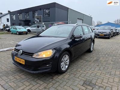 Zwart Gebruikt 2014 VW Golf VII Highline Stationwagen | € 6.995 (Goede deal)