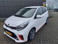 tweedehands Kia Picanto 1.0 T-GDI GT-Line**100pk**Clima**Leder**Navi**Camera**Stoel-+ stuurverwarming**PDc **Apple Carplay NAP 1e eig. Bel 0545-280200