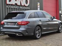 tweedehands Mercedes C200 Estate Premium Plus AMG 184PK Pano/LED/Leer/Acc/Vi