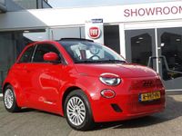 tweedehands Fiat 500e Cabrio RED 42 kWh | Clima | Navi | Draadloos laden smartphone | Apple Carplay | PDC