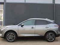 tweedehands Nissan Qashqai 1.3 MHEV 158 PK Xtronic Tekna Plus Automaat/Navi/360 gr. Camera/Clima/Adaptieve cruise control/Panorama dak/Lederen bekleding/LED-Koplampen/LM-velgen 19 inch/Parkeersensoren