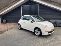Occasion Fiat 500 Lounge 69 PK (50 kW) 2014 Wit Cabriolet