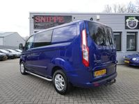 tweedehands Ford Transit Custom 270 2.2 TDCI L1H1 Limited DC DEALERONDERHOUDEN-155 PK!-NAVI-CRUISE-TREKHAAK-STOELVERWARMING