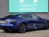 Occasion Tesla Model S Performance 580 kW (789 PK) 2020 Blauw Hatchback