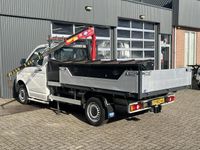 tweedehands VW Transporter 2.0 340 MHD Benzine Bpm Btw vrij laadkraan hmf Trekhaak 2000kg Openlaadbak Pick-up Elektrische ramen 2-Persoons 1e eigenaar