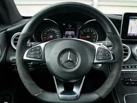 tweedehands Mercedes 250 C-KLASSE CoupéBusiness AMG Styling Night Edition 9G Automaat 211pk! DLR|Magno Grey|Lederen sportstoelen|19inch