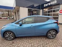 Occasion Nissan Micra N-Connecta 90 PK (66 kW) 2018 Blauw Hatchback