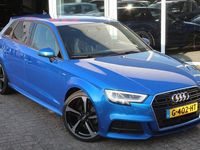Occasion Audi A3 Sportback S-Line 150 PK (110 kW) 2019 Blauw (metallic) Hatchback