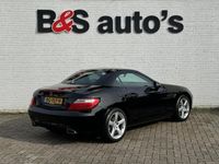 tweedehands Mercedes SLK200 CABRIO Panorama Automaat Airco Cruise Led Leder Stoelverwarming PDC Harman/Kardon