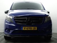 tweedehands Mercedes Vito 111 CDI AMG Blue Art Edition- Dubbele Cabine, 5/6 Pers, Design Leder, Kast Inrichting, Camera, Navi, Cruise