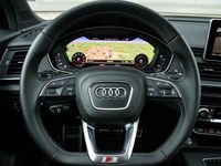 tweedehands Audi SQ5 Q5 3.0TFSIQuattro S-Line 354pk Automaat! 2e Eig|DLR|Luchtvering|Kuipstoelen|Panoramadak|Virtual Cockpit|Black|Carbon|22