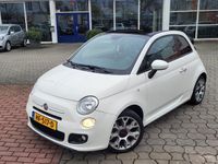 tweedehands Fiat 500C Cabrio Automaat 0.9 TwinAir Turbo Cult, Leer, Rijklaar met beurt & garantie