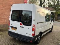 tweedehands Renault Master T35 2.3 dCi L2H3 DUBBELE CABINE AIRCO 200.000 NAP DKM 2016WIT