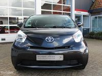 tweedehands Toyota iQ 1.0-12V 3-Drs VVT-I 68PK Comfort/Aspiration Exclusive Airconditioning NAVIGATIE GROOTSCHERM BLUETOOTH TEL.&MEDIA Boordcomputer ZWART/BRUIN Interieur Leder-/Multifunctioneel Sportstuur Volledig Dubbele Airbags Rondom (10X) Radio/Mp3/Usb/Aux/Sd Ce