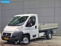 tweedehands Fiat Ducato 115PK Open laadbak met Kraan HMF202T2 Kranwagen Trekhaak Pickup Kraanwagen Trekhaak