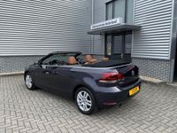 tweedehands VW Golf Cabriolet 1.2 TSI Paars Cognac Leder Vienna