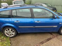 Occasion Renault Mégane GrandTour Luxe 135 PK (99 kW) 2005 Blauw Stationwagen