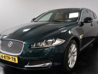 Occasion Jaguar XF Sportbrake Business Edition 275 PK (202 kW) 2013 Groen (metallic) Stationwagen