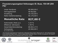 Occasion VW ID. Buzz Pro 150 kW (204 PK) 2023 Zwart MPV