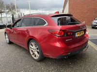 tweedehands Mazda 6 Sportbreak 2.0 HP GT-M // CAMERA+SENSOREN // NAVI // STUUR+STOELVERWARMING // LEDER // ELEK. STOELEN //