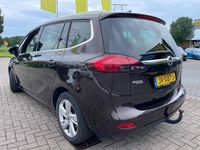 tweedehands Opel Blitz ZAFIRA Tourer 1.4 Turbo7 persoons RIJKLAAR incl. Service en garantie | 7-persoons | 2e eigenaar | Leer en stoelverwarming | Trekhaak | Navi | Clima